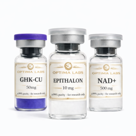 GHK-Cu Epithalon NAD+ Fontaine de Jeunesse Stack - Optima Labs