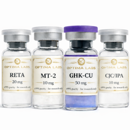 GHK-Cu RETA MT-2 CJC IPA Stack Looksmaxxing - Optima Labs