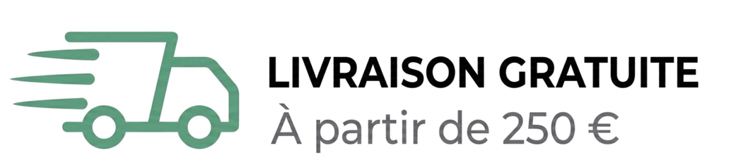 Livraison gratuite a partir de 250 EUR